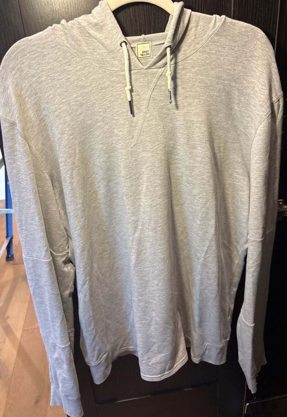 Swet Tailor Men's All-In Hoodie Heathered Grey Pullover